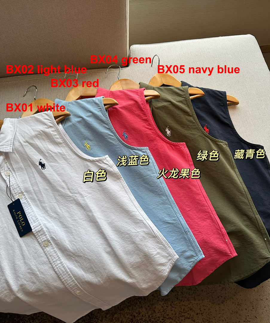 Ralph Lauren Sleeveless Oxford Shirt · A2259 — תמונה 3