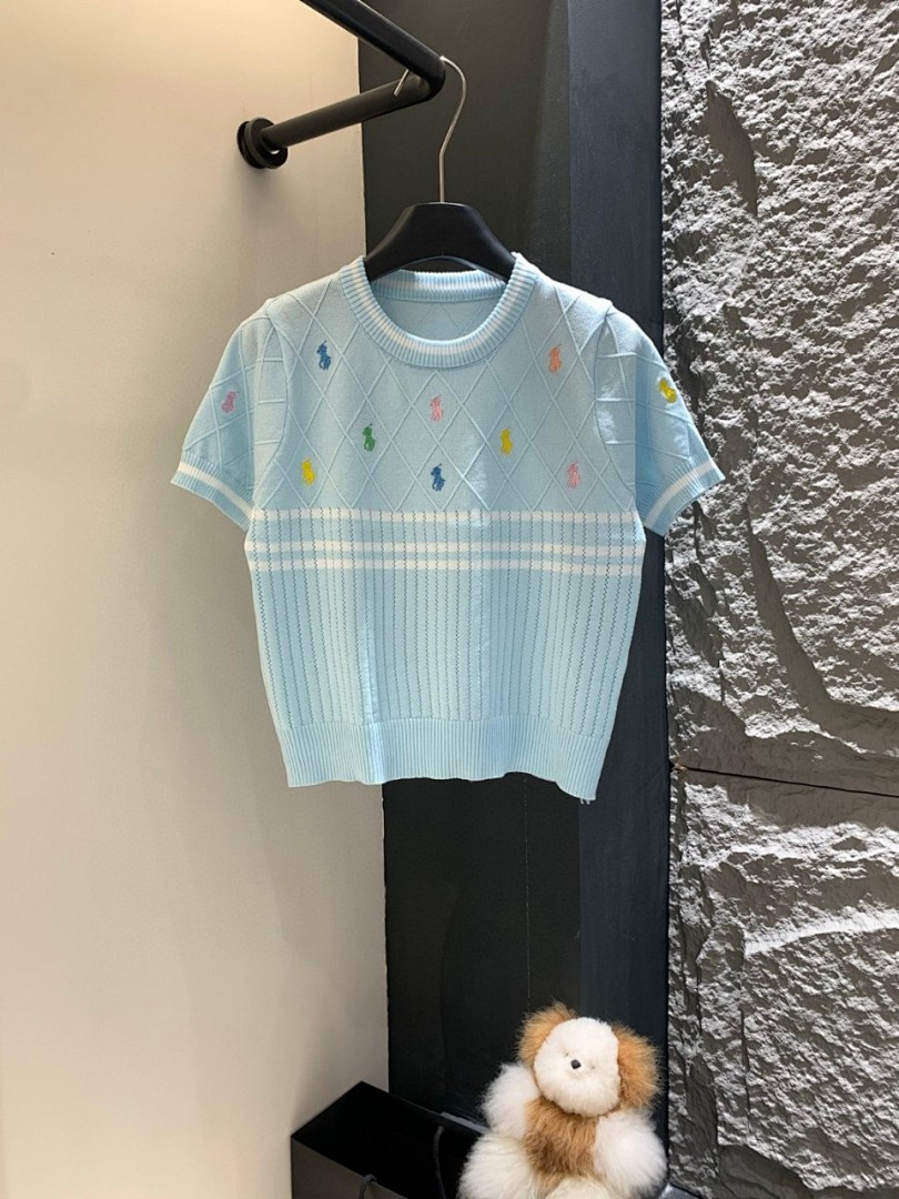 Ralph Lauren Multicolor Pony Knit Top · A2380 — תמונה 12