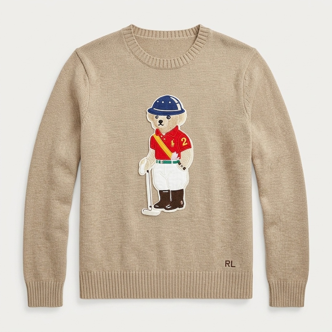 Ralph Lauren Polo Bear Cotton Crewneck Sweater · A3396 — תמונה 18