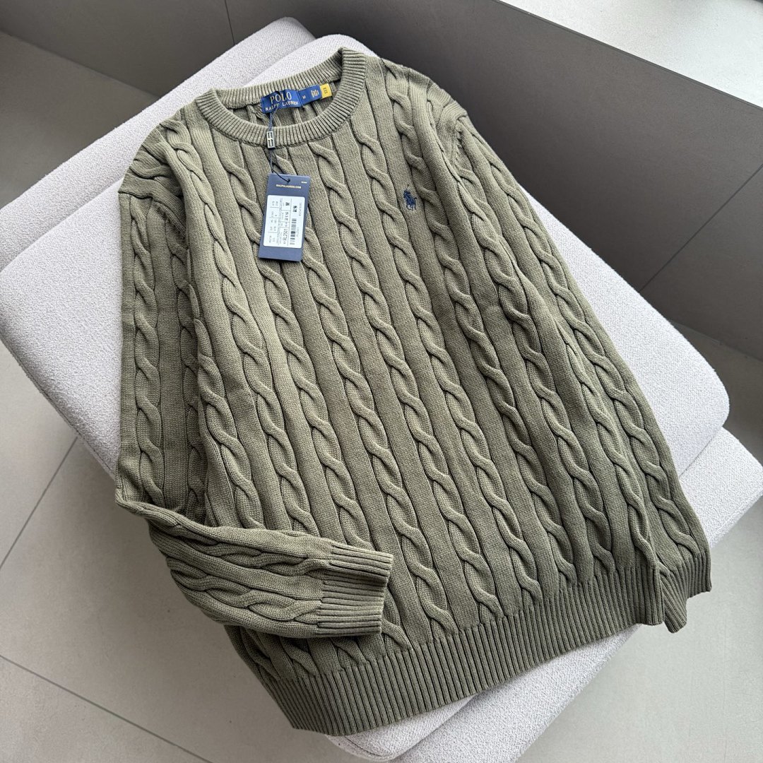A2591 Rauph Lauren men sweater twist model — תמונה 14