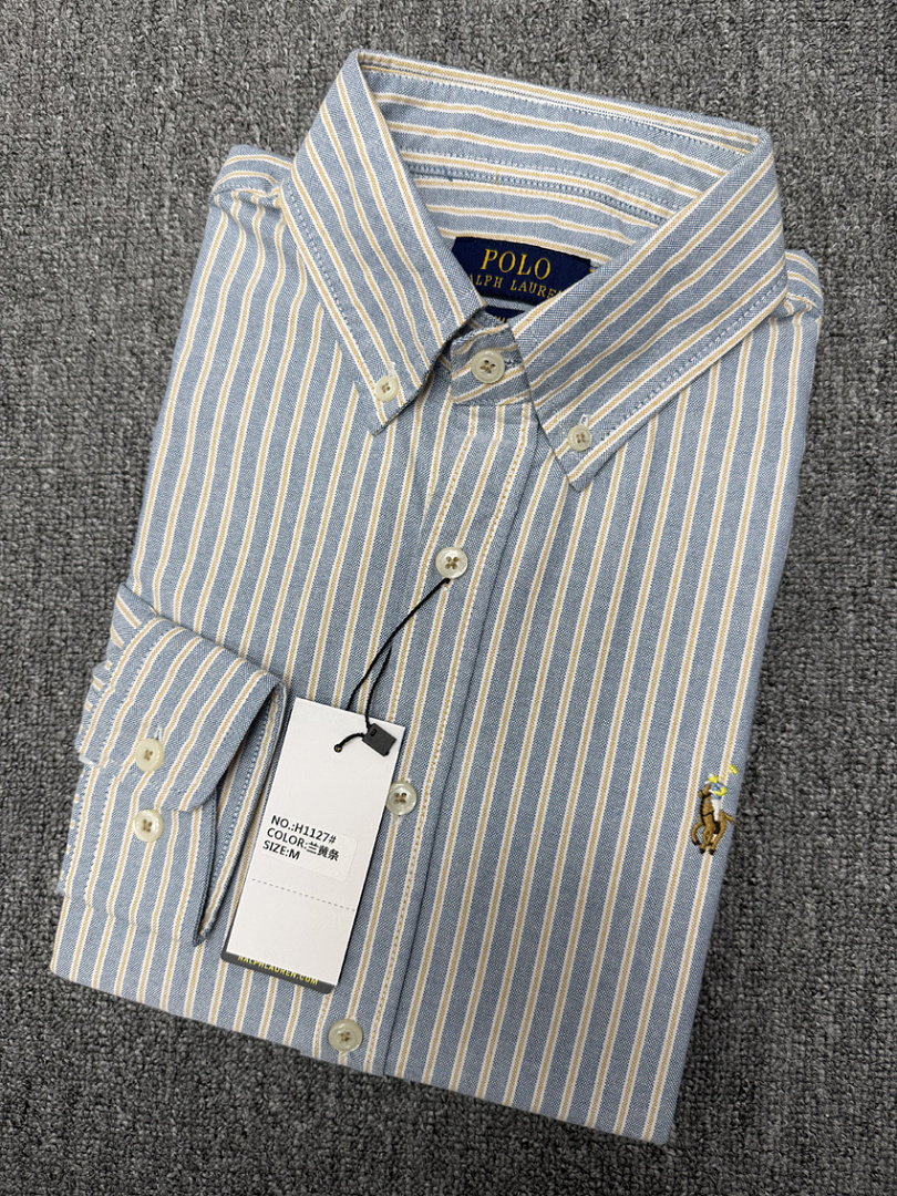 Ralph Lauren Striped Oxford Shirt · A3439 — תמונה 15