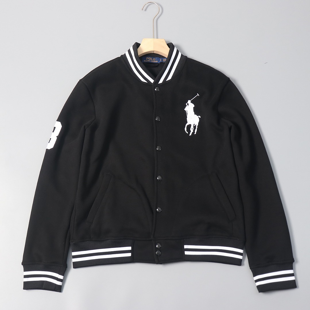 Polo Ralph Lauren Big Pony Fleece Baseball Jacket · A3341