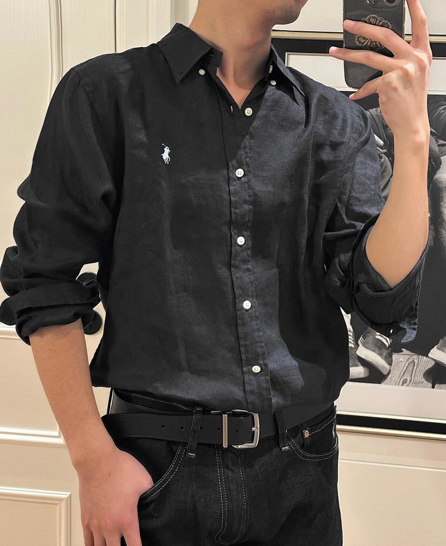 Ralph Lauren Classic Fit Linen Shirt · A2396 — תמונה 15