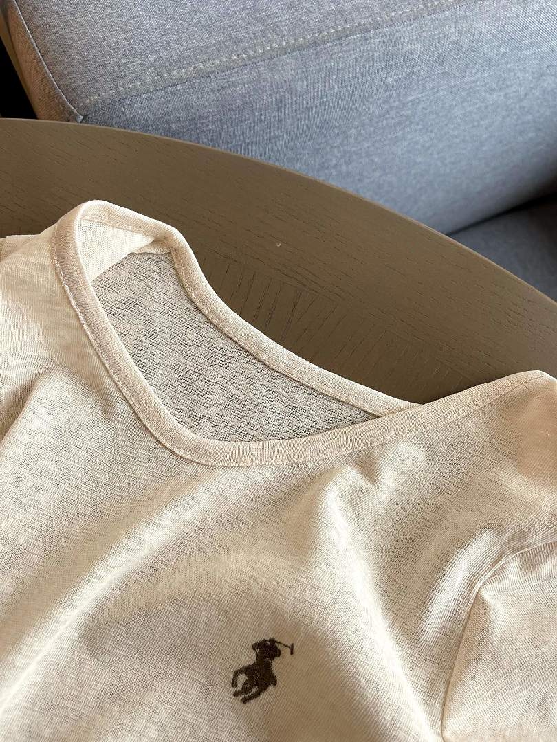Ralph Lauren Shrunken Fit Jersey Long-Sleeve Tee · A3136 — תמונה 29