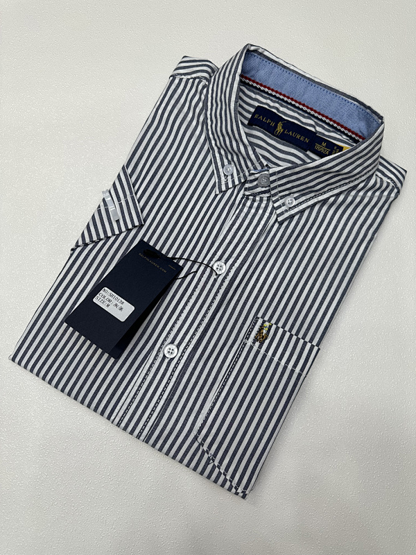 Tommy Hilfiger Short-Sleeve Striped Oxford Shirt · A1883 — תמונה 4