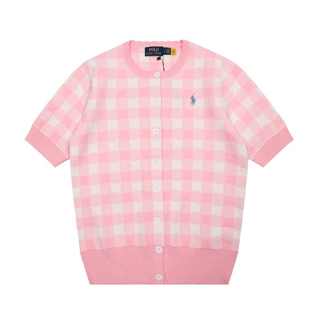 Polo Ralph Lauren Gingham Cotton Cardigan · A3131 — תמונה 10