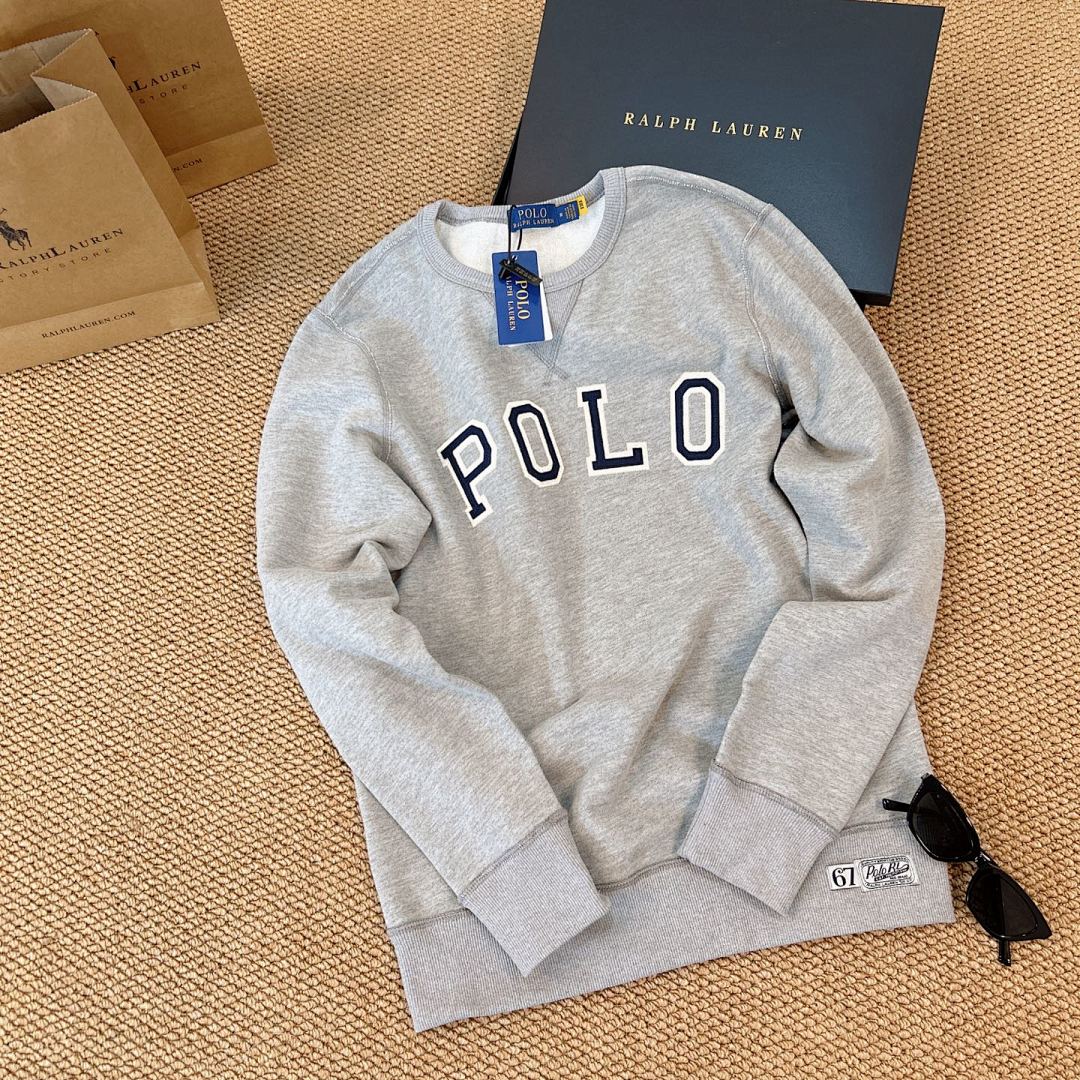 Ralph Lauren Logo Fleece Sweatshirt · A2910 — תמונה 8