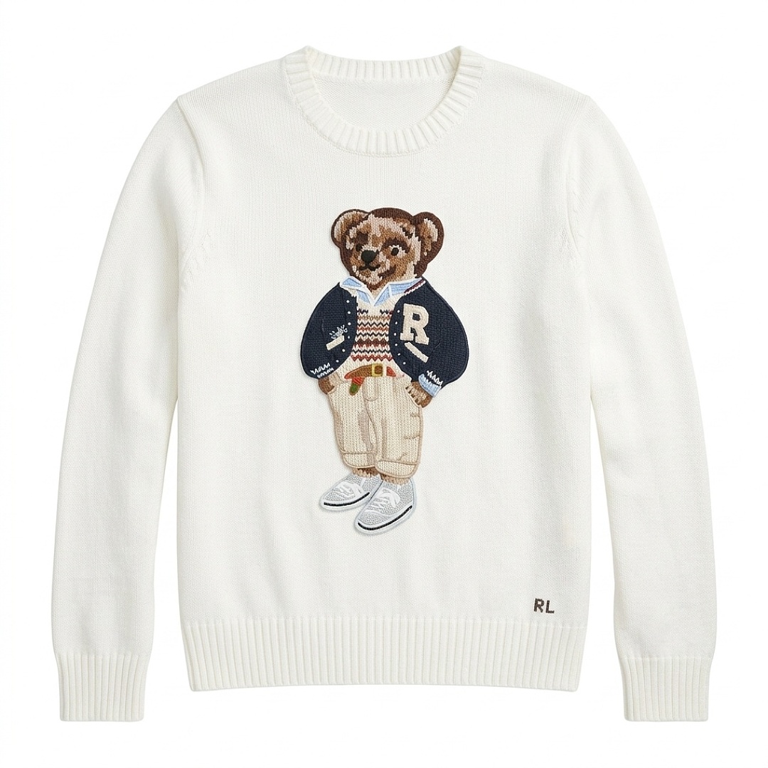 Ralph Lauren Polo Bear Cotton Crewneck Sweater · A3396 — תמונה 59