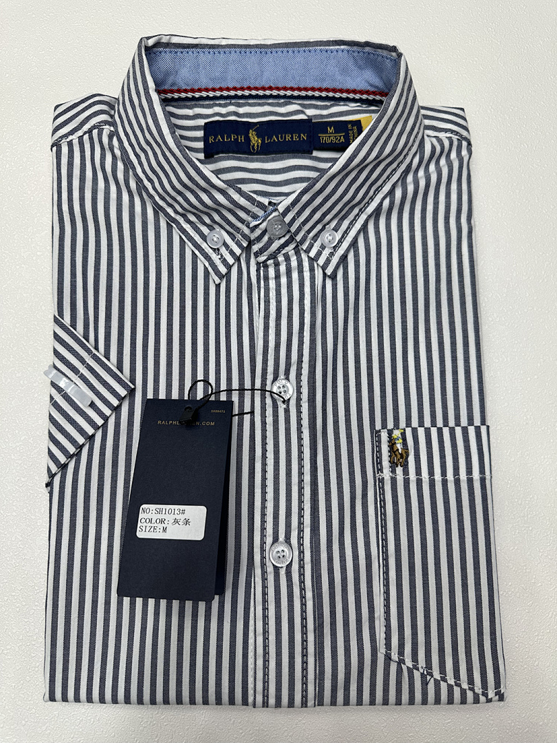 Tommy Hilfiger Short-Sleeve Striped Oxford Shirt · A1883 — תמונה 14
