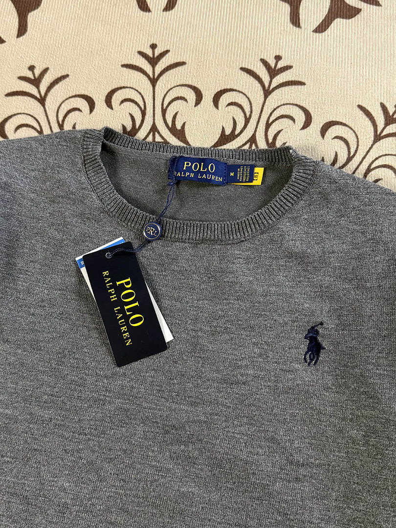 Ralph Lauren Ribbed Cotton Short Sleeve Sweater · A3074 — תמונה 27