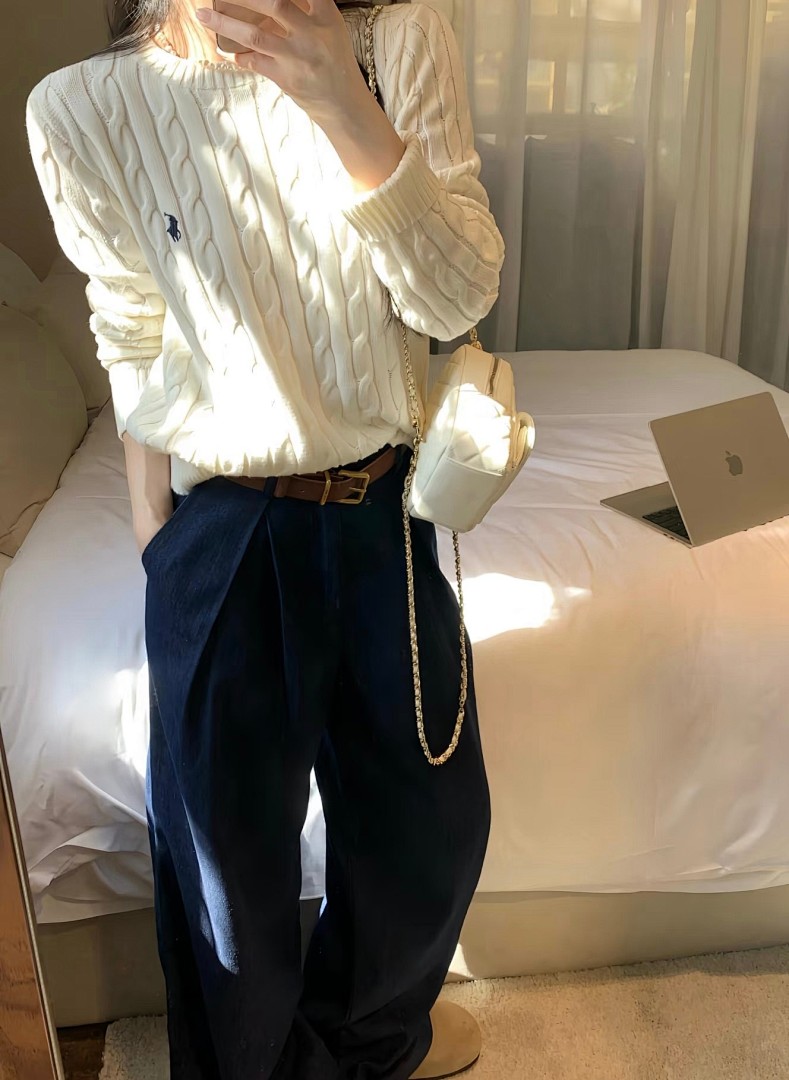 Polo Ralph Lauren Julianna Cable Knit Sweater · A2907 — תמונה 8