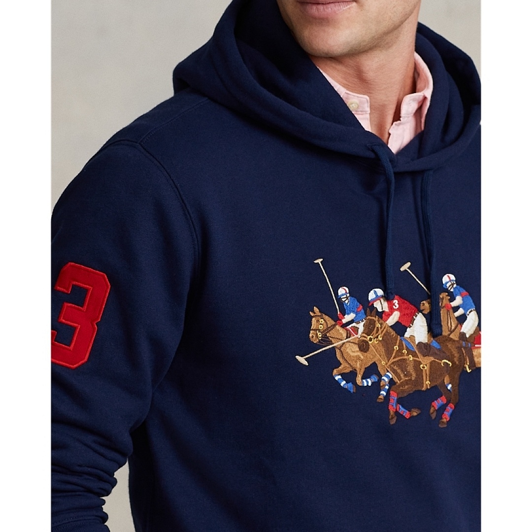 Ralph Lauren Triple-Pony Fleece Hoodie · A1355 — תמונה 11