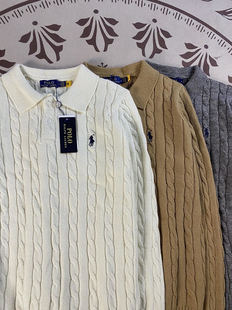 Polo Ralph Lauren Cable-Knit Polo Sweater · A2858 — תמונה 21