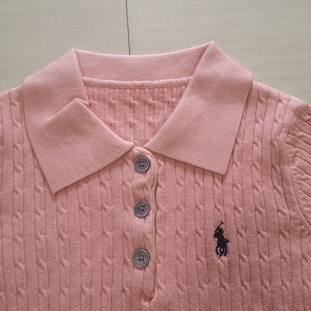 Ralph Lauren Cable-Knit Polo Sweater · A2356 — תמונה 6