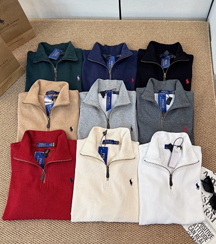 Ralph Lauren Quarter-Zip Sweater · A2918