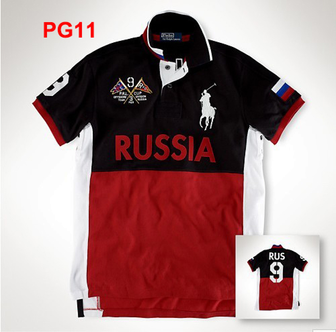 Ralph Lauren Mexico Color Block Pique Polo · A2437 — תמונה 7