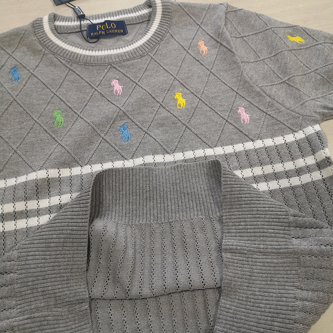 Ralph Lauren Multicolor Pony Knit Top · A2380 — תמונה 4