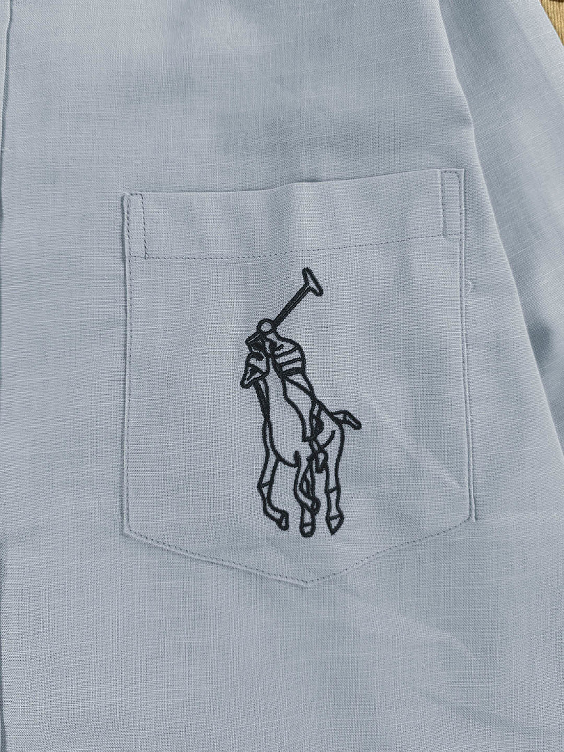 Polo Ralph Lauren Embroidered Big Pony Oversize Linen · A3085 — תמונה 17