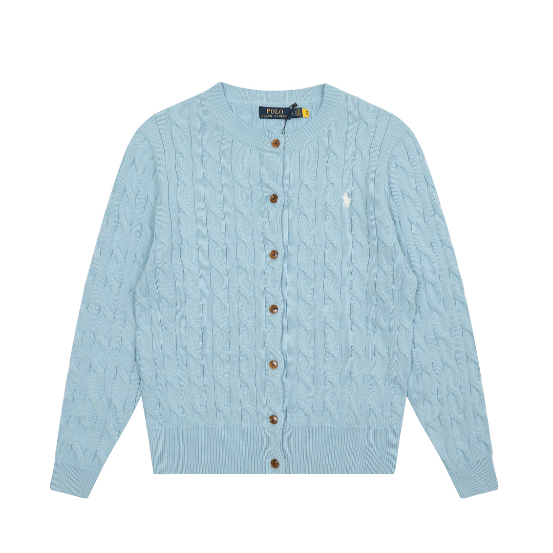 Ralph Lauren Cable Knit Cotton Cardigan · A3415 — תמונה 26