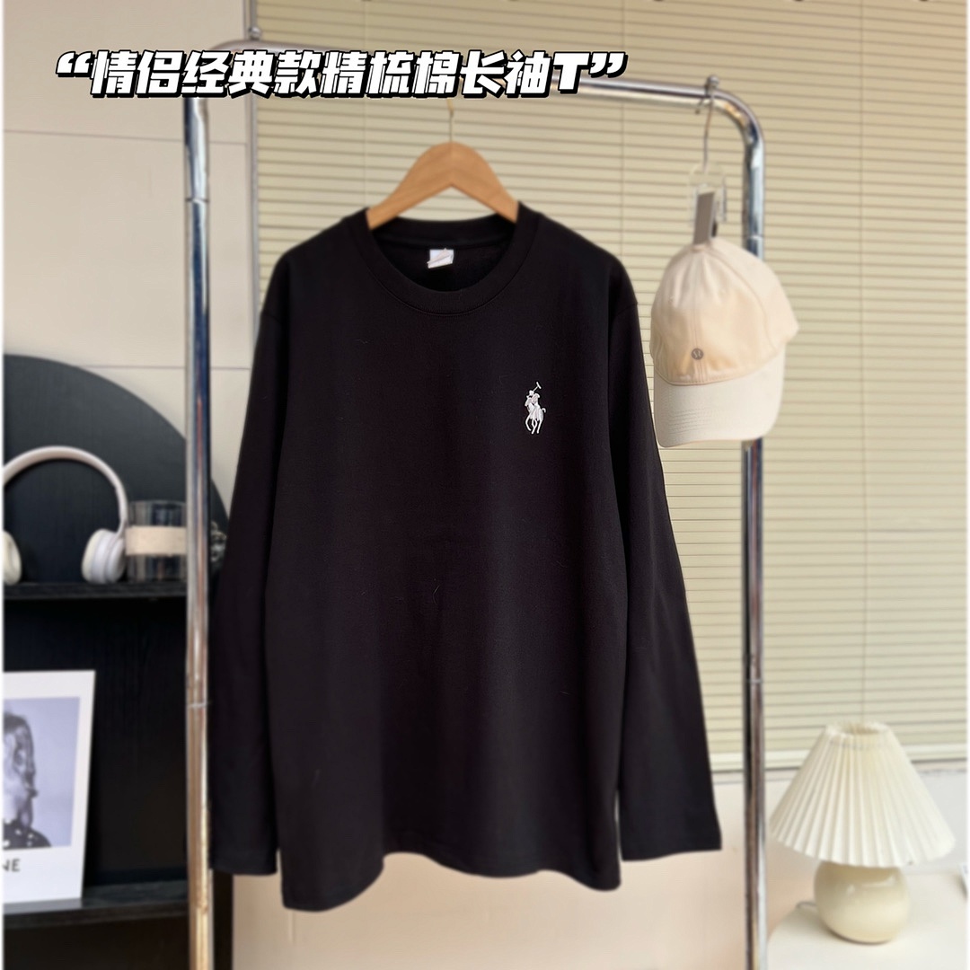 Polo Ralph Lauren Cotton Jersey Long Sleeve T-Shirt · A2712 — תמונה 13