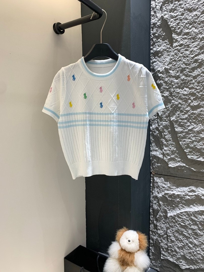 Ralph Lauren Multicolor Pony Knit Top · A2380 — תמונה 14