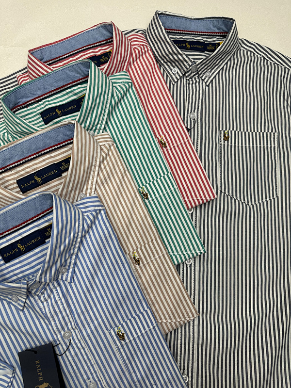 Tommy Hilfiger Short-Sleeve Striped Oxford Shirt · A1883 — תמונה 19