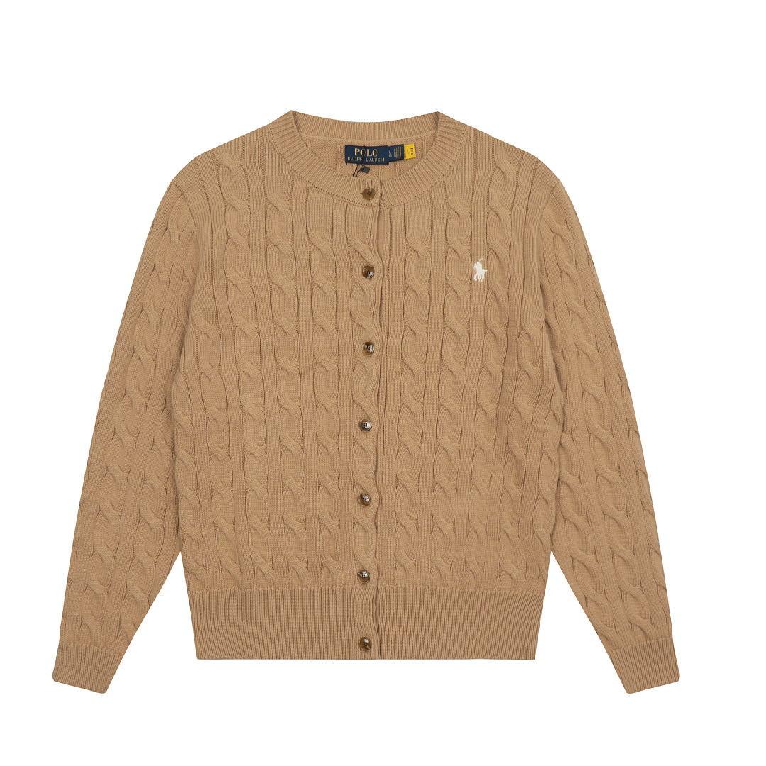 Ralph Lauren Cable Knit Cotton Cardigan · A3415 — תמונה 12