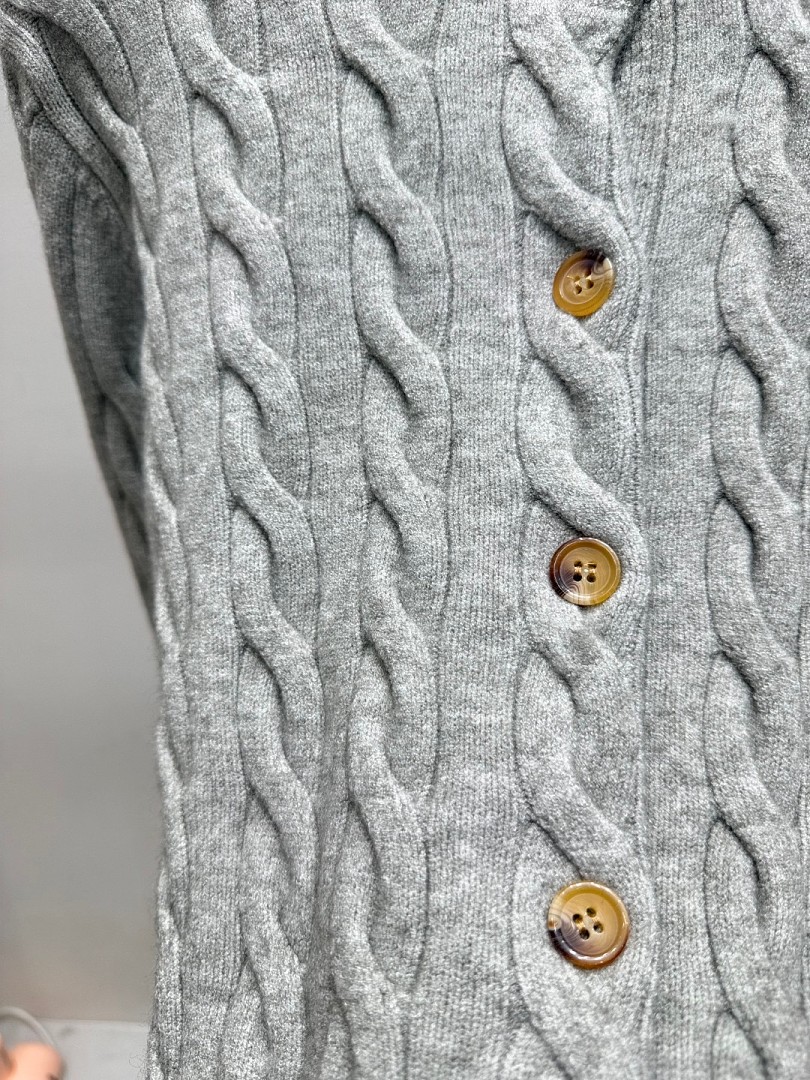 Ralph Lauren Cable-Knit Wool-Cashmere Cardigan · A3364 — תמונה 2