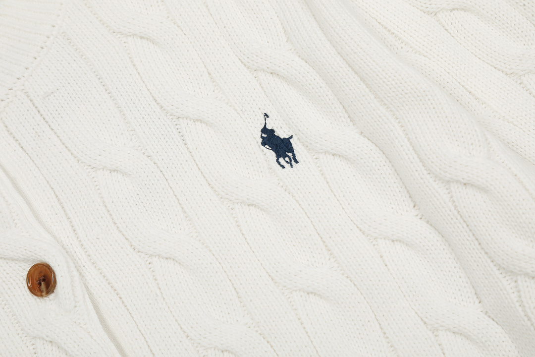 Ralph Lauren Cable Knit Cotton Cardigan · A3415 — תמונה 17
