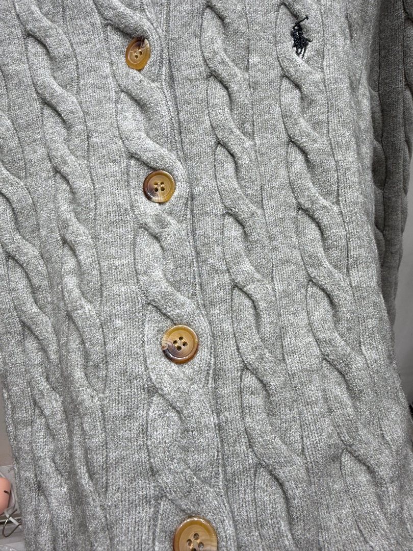 Ralph Lauren Cable-Knit Wool-Cashmere Cardigan · A3364 — תמונה 4