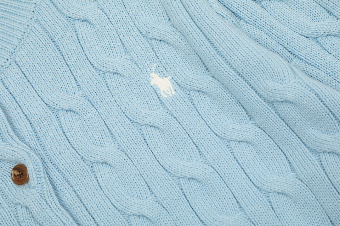 Ralph Lauren Cable Knit Cotton Cardigan · A3415 — תמונה 25