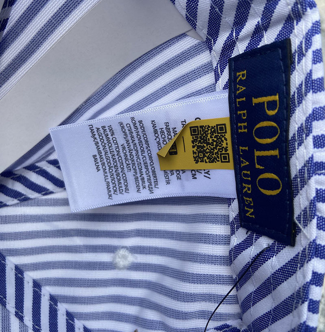 Polo Ralph Lauren Seersucker Sport Cap · A2936 — תמונה 5