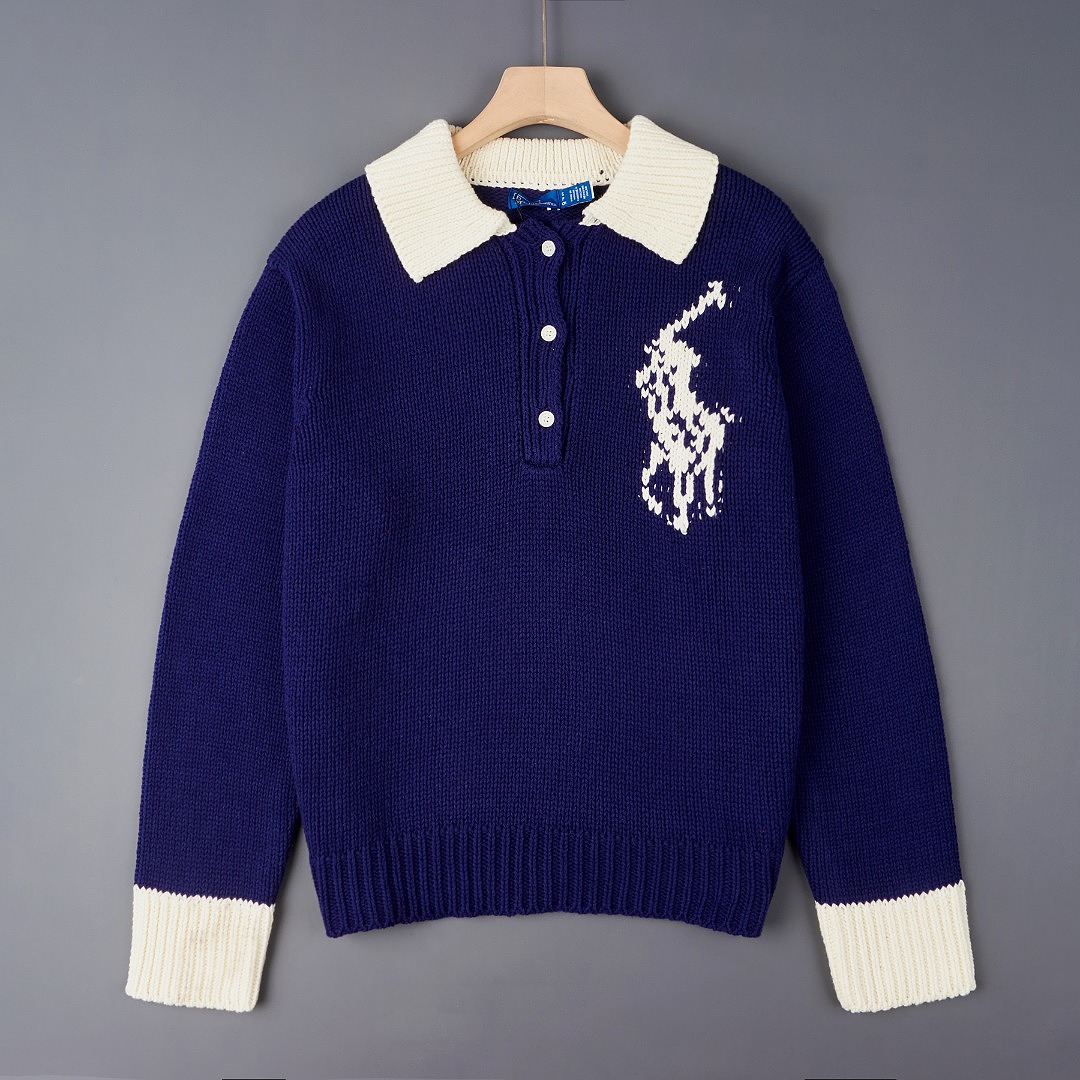 Ralph Lauren Big Pony Wool Polo Sweater · A3456 — תמונה 14