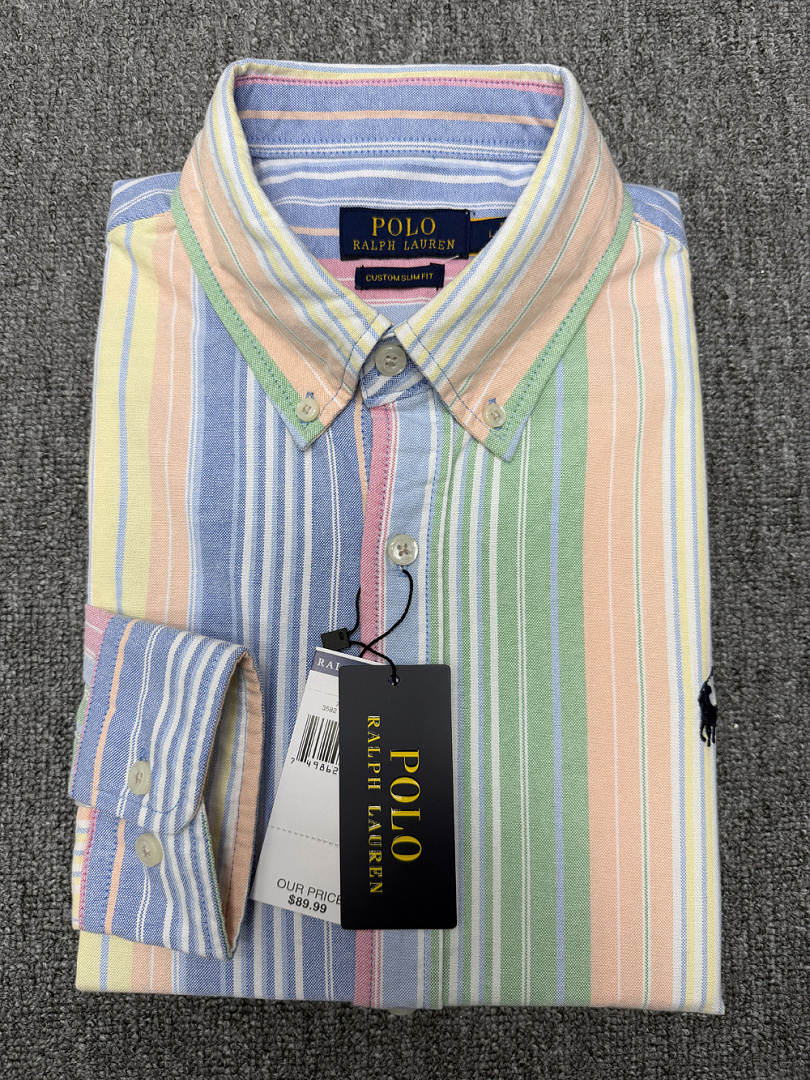 Ralph Lauren Classic Fit Striped Oxford Shirt · A3436 — תמונה 29
