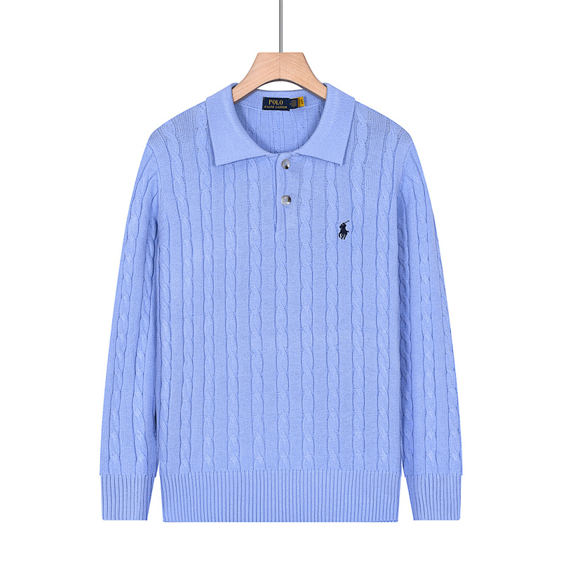 Ralph Lauren Cable-Knit Cotton Polo Sweater · A2569 — תמונה 11