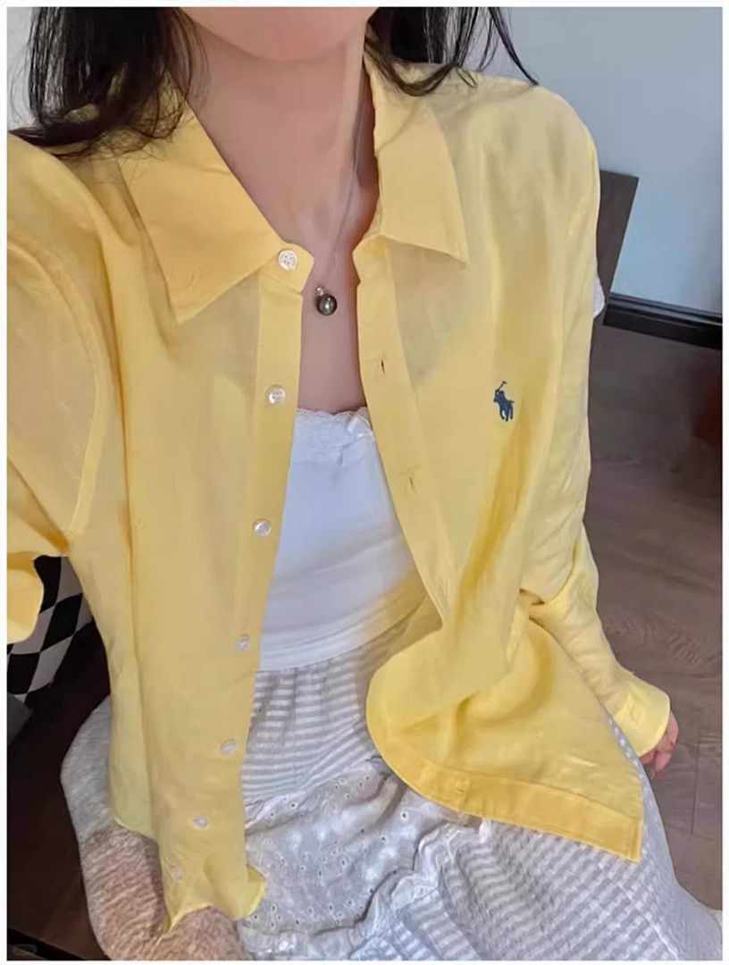 Ralph Lauren Classic Fit Linen Shirt · A2396 — תמונה 19