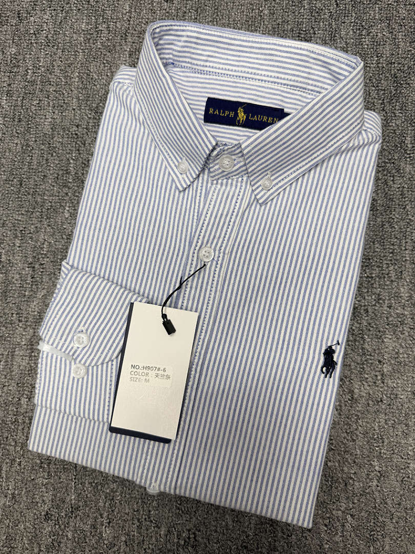Ralph Lauren Striped Oxford Shirt · A3172 — תמונה 30