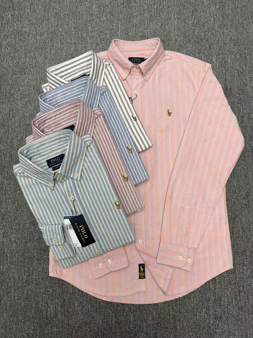 Ralph Lauren Striped Oxford Shirt · A3439