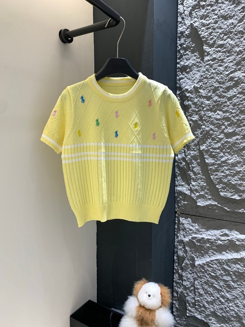 Ralph Lauren Multicolor Pony Knit Top · A2380 — תמונה 13