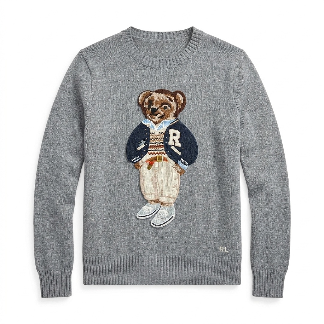 Ralph Lauren Polo Bear Cotton Crewneck Sweater · A3396 — תמונה 65