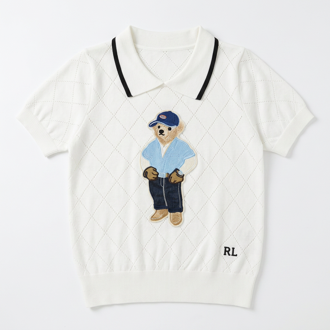 Ralph Lauren Polo Bear Jersey T-Shirt · A3395 — תמונה 23