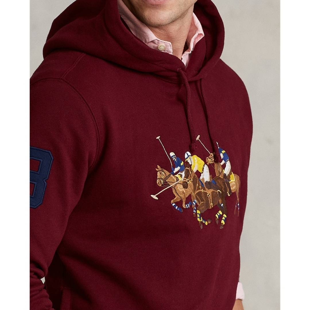 Ralph Lauren Triple-Pony Fleece Hoodie · A1355 — תמונה 7