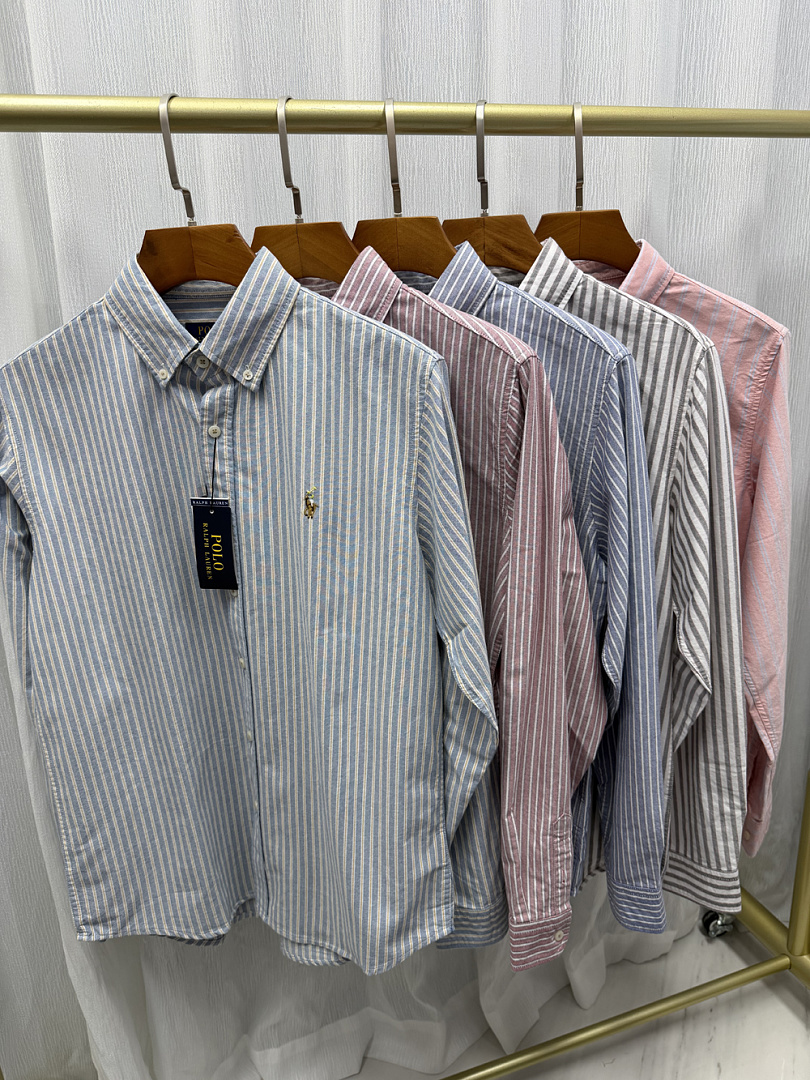 Ralph Lauren Striped Oxford Shirt · A3439 — תמונה 20
