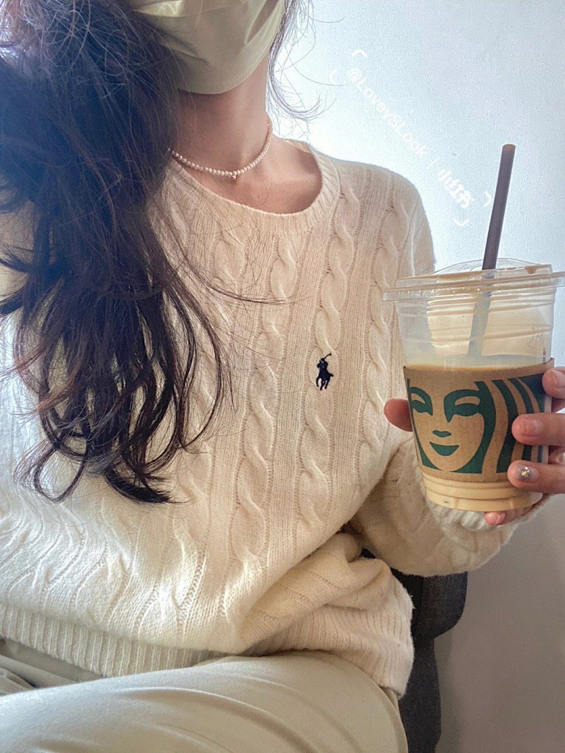 Ralph Lauren Cable-Knit Cotton Crewneck Sweater · A2183 — תמונה 6