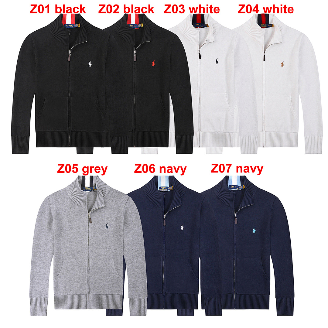 Ralph Lauren Cotton Full-Zip Sweater · A2619