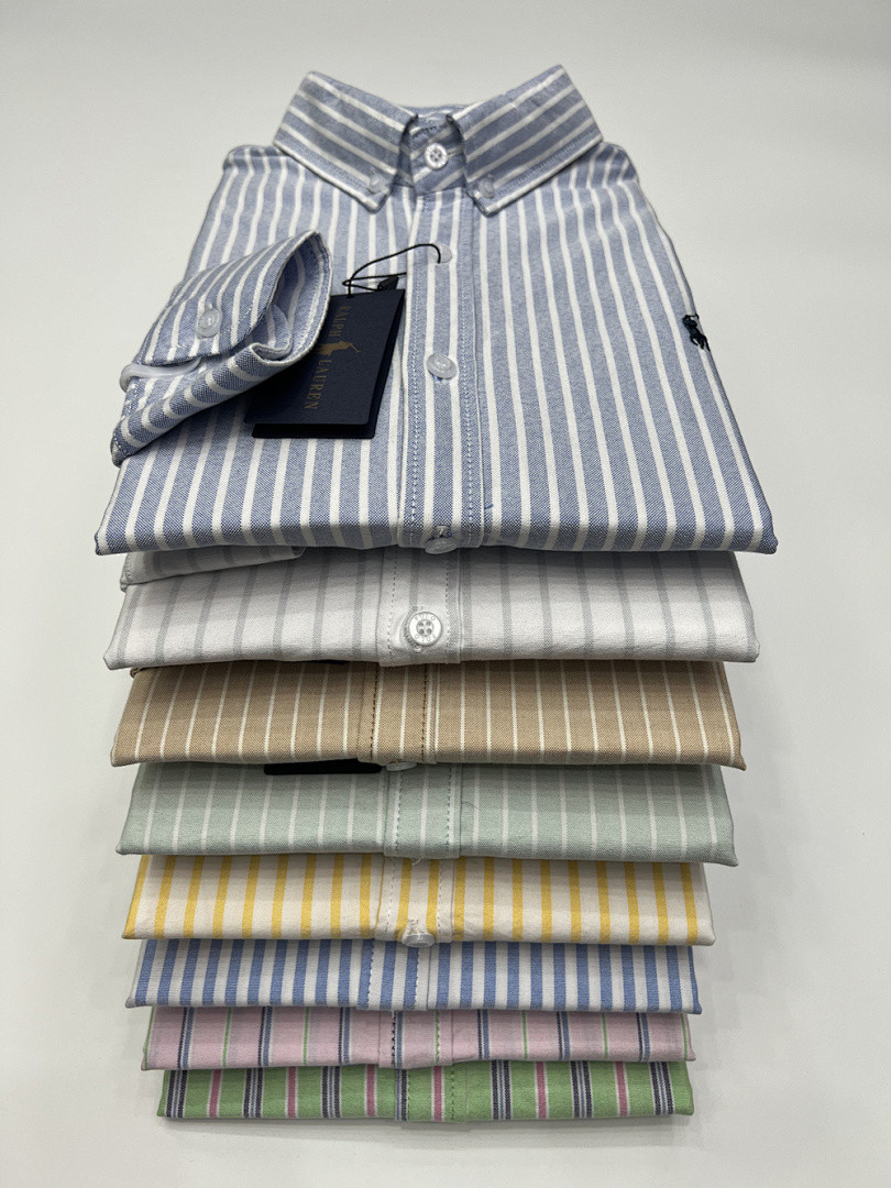 Ralph Lauren Striped Oxford Shirt · A2308 — תמונה 14