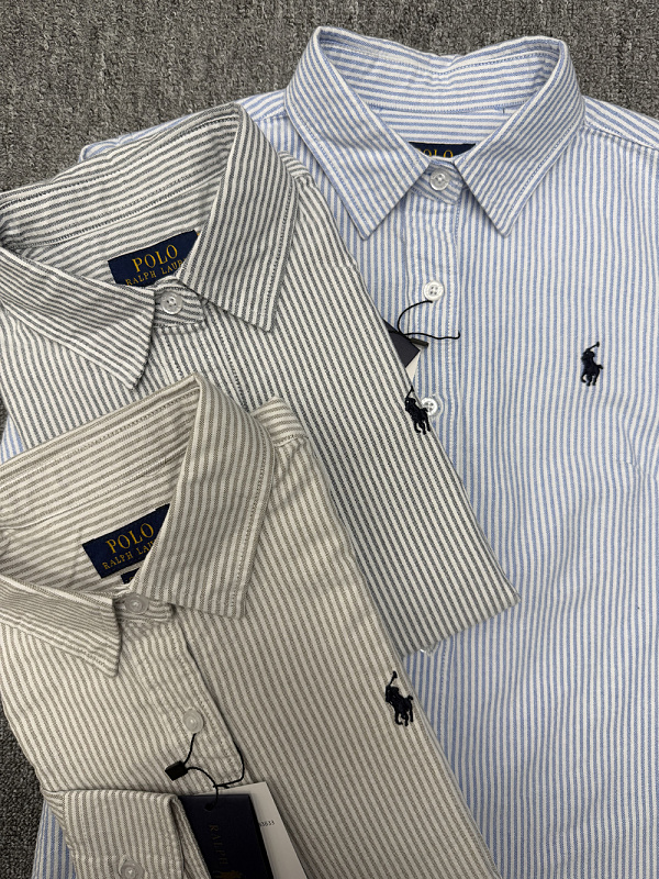 Ralph Lauren Striped Oxford Shirt · A3208 — תמונה 22