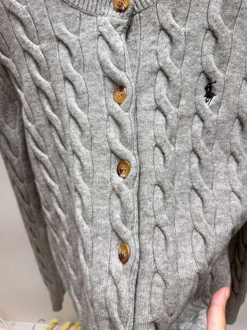 Ralph Lauren Cable-Knit Wool-Cashmere Cardigan · A3364 — תמונה 9