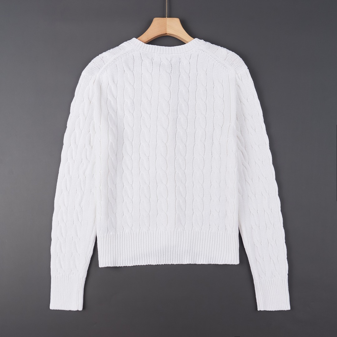Polo Ralph Lauren Cable Knit Cotton Crewneck Cardigan · A3429 — תמונה 13