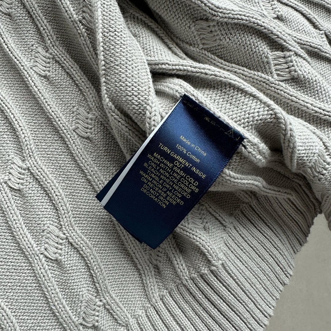 A2592 Rauph Lauren men sweater zipper model — תמונה 3